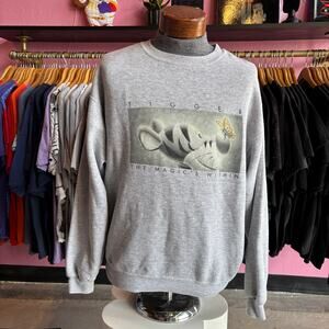 Vintage Y2K Tigger The Magic's Within Gray Pullover Sweatshirt Size L